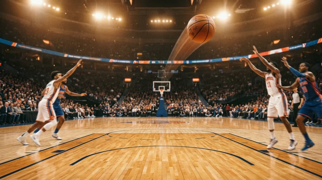 Impacto dos lançamentos de três pontos no spread da NBA